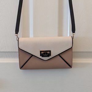 Kate Spade - Envelope Crossbody Clutch (Cream/Tan)